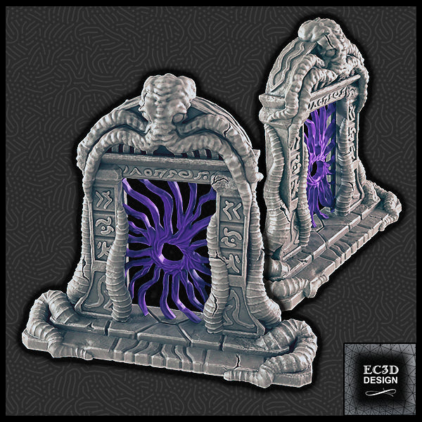 3D Printed EC3D Designs Terrain Set A Den of Alien Evil 28 32mm D&D (Online Only)
