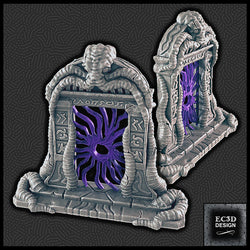 3D Printed EC3D Designs Terrain Set A Den of Alien Evil 28 32mm D&D (Online Only)