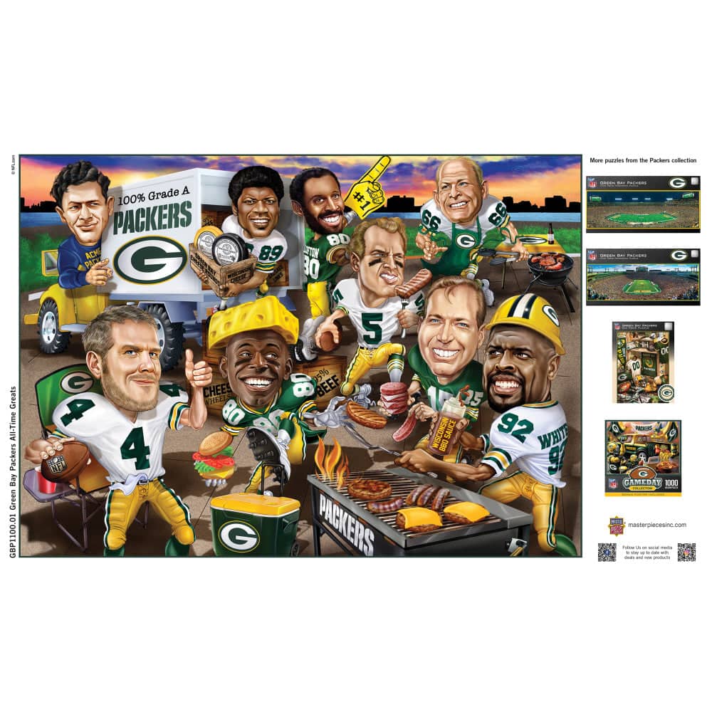 Green Bay Packers - All-Time Greats 500 Piece Jigsaw Puzzle
