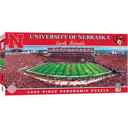 Nebraska Cornhuskers - 1000 Piece Panoramic Jigsaw Puzzle (ONLINE ORDER ONLY)