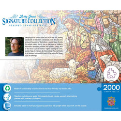 Signature Collection - Stained Glass Nativity 2000 Piece Jigsaw Puzzle (ONLINE ORDER ONLY)