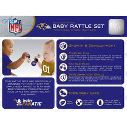 Baltimore Ravens - Baby Rattles 2-Pack (ONLINE ORDER ONLY)