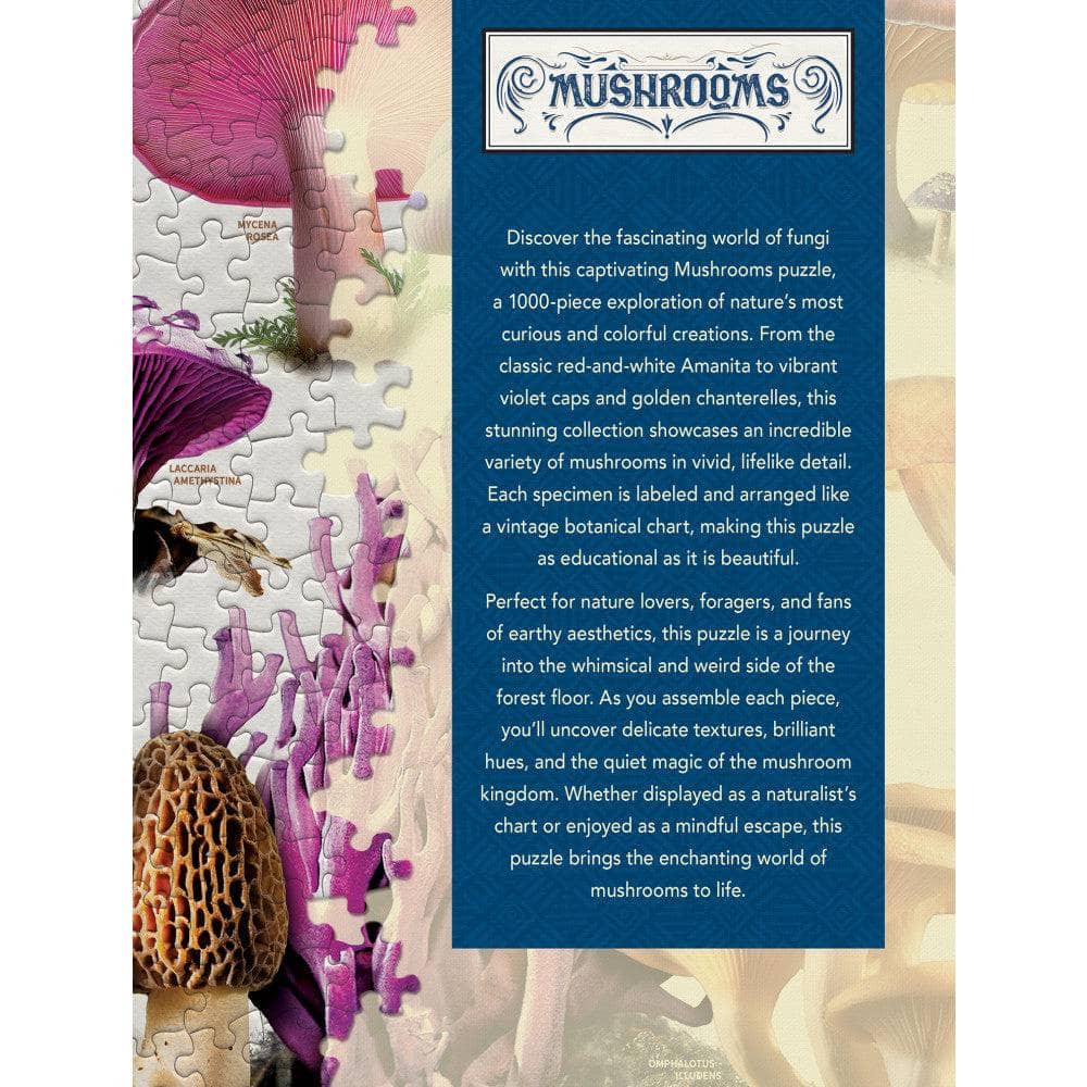 Field Guide - Mushrooms 1000 Piece Jigsaw Puzzle (ONLINE ORDER ONLY)