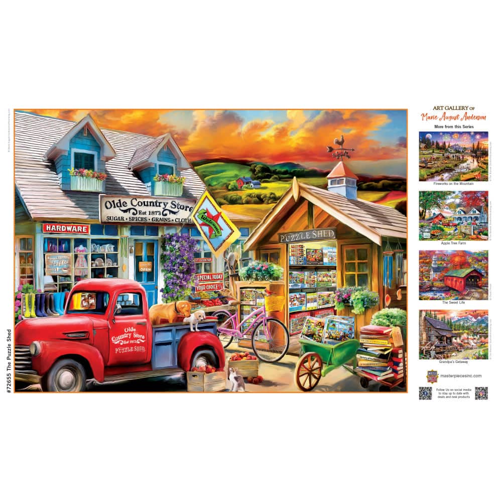 Art Gallery - The Puzzle Shed 1000 Piece Jigsaw Puzzle