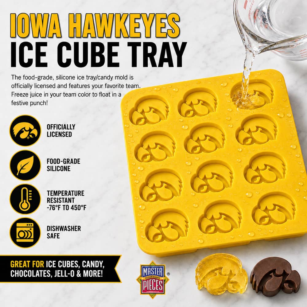 Iowa Hawkeyes Ice Cube Tray