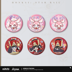 Pom-Pom Exhibition Series Pom-Pom Mini Tinplate Badge Set (ONLINE ORDER ONLY)
