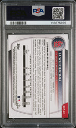 Graded 2025 Topps Bowman JJ Wetherholt #BCP22 Chrome Prospects Reptilian Refractor Rookie RC Baseball Card PSA 10 Gem Mint (ONLINE ORDER ONLY)