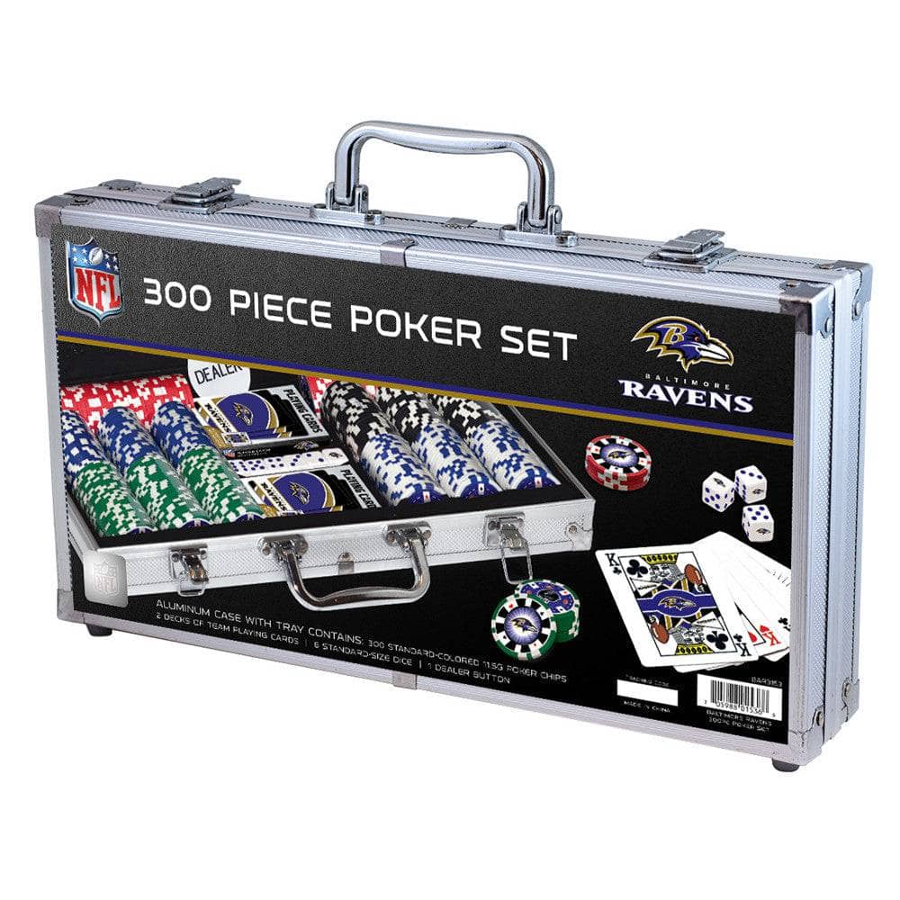 Baltimore Ravens 300 Piece Poker Set (ONLINE ORDER ONLY)