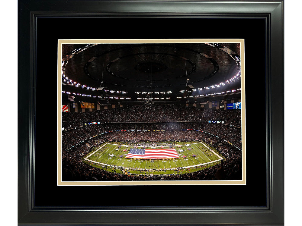 Framed Caesars Superdome New Orleans Saints 11"x14" Football Photo Professionally Matted (ONLINE ORDER ONLY)