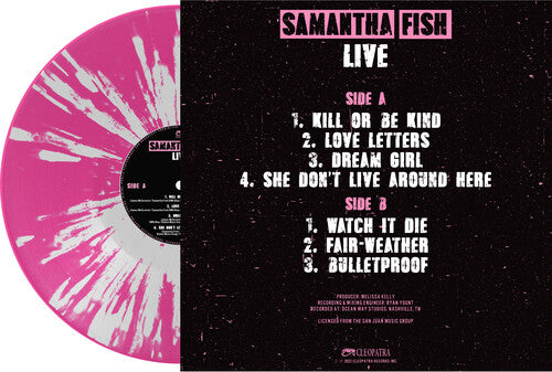 Samantha Fish - Live (Colored Vinyl, Pink & White Splatter) [Vinyl] (ONLINE ORDER ONLY)