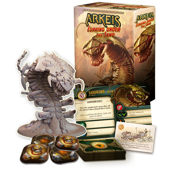Arkeis: Lurking Under the Sand (Sandworm Expansion) (ONLINE ORDER ONLY)
