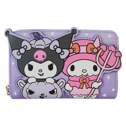 Sanrio Kuromi & My Melody Glow Zip Around Wallet by LoungeFly (Online Order Only)