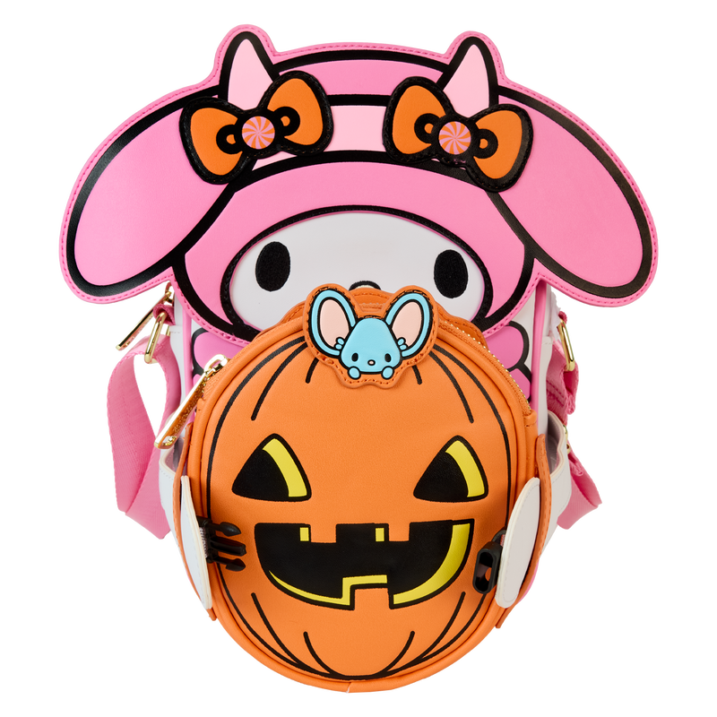 Sanrio My Melody Pumpkin Crossbody Bag with Coin Pouch by Loungefly (Online Order Only)