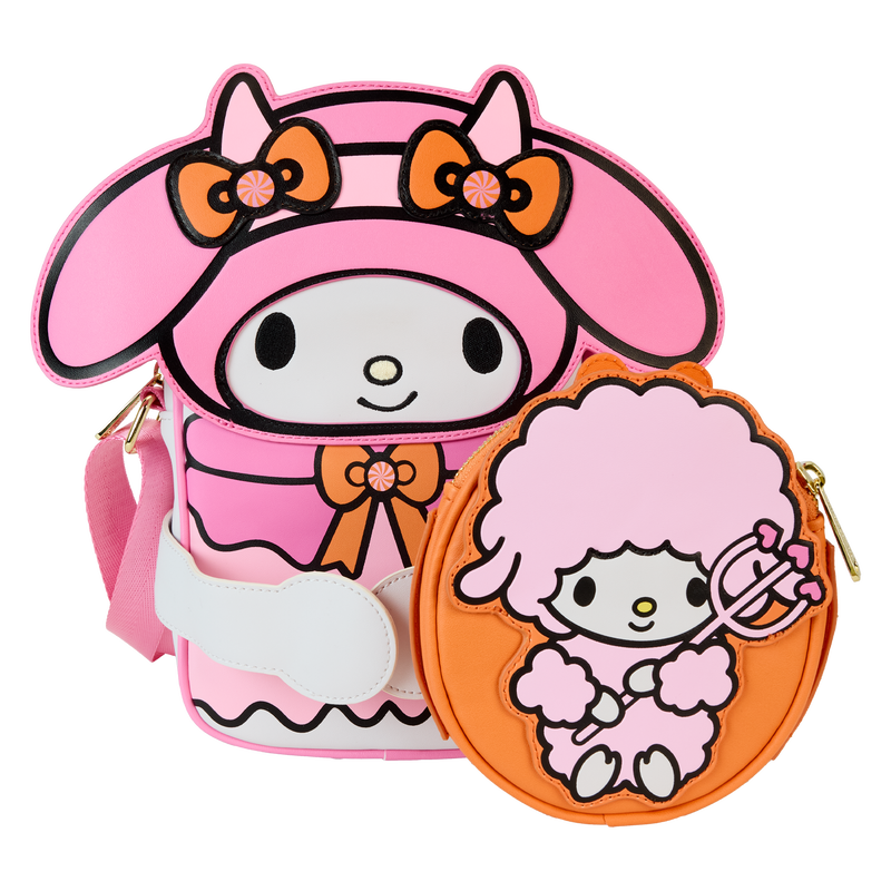 Sanrio My Melody Pumpkin Crossbody Bag with Coin Pouch by Loungefly (Online Order Only)