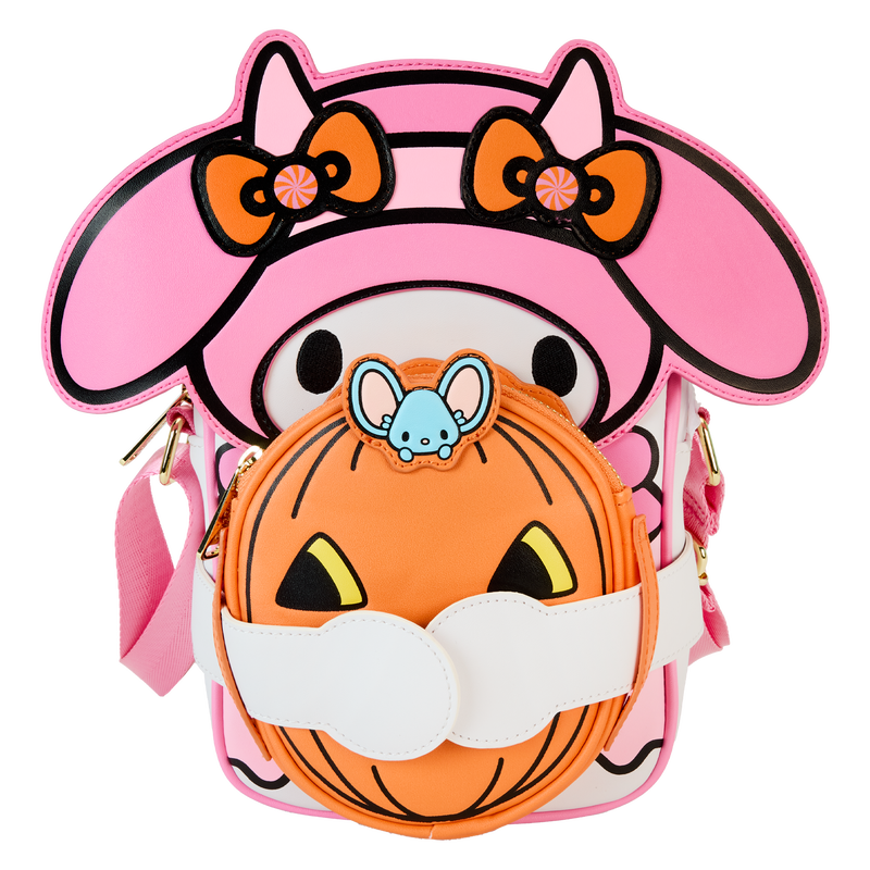 Sanrio My Melody Pumpkin Crossbody Bag with Coin Pouch by Loungefly (Online Order Only)