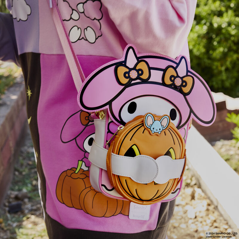 Sanrio My Melody Pumpkin Crossbody Bag with Coin Pouch by Loungefly (Online Order Only)