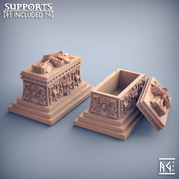 3D Printed Artisan Guild Requiem Sarcophagus The Requien Brotherhood 28mm 32mm (Online Only)