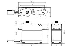 Savox Budget Analog Servo Standard Size Metal Gears (ONLINE ORDER ONLY)