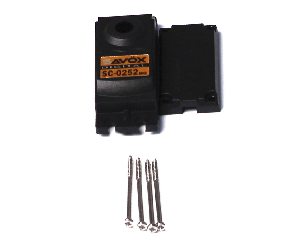 Savox TOP & BOTTOM SERVO CASE WITH 4 SCREWS (ONLINE ORDER ONLY)