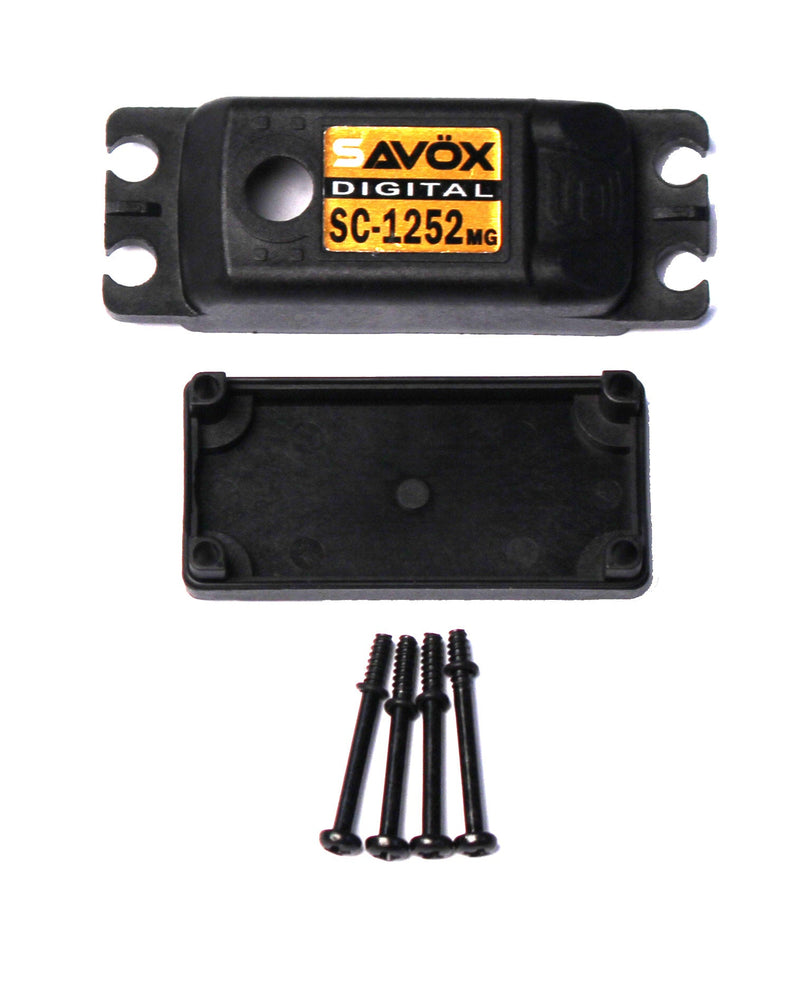 Savox TOP & BOTTOM SERVO CASE WITH 4 SCREWS (ONLINE ORDER ONLY)