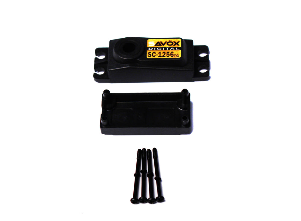 Savox Top & Bottom Servo Case with 4 Screws for SC1256TG (ONLINE ORDER ONLY)