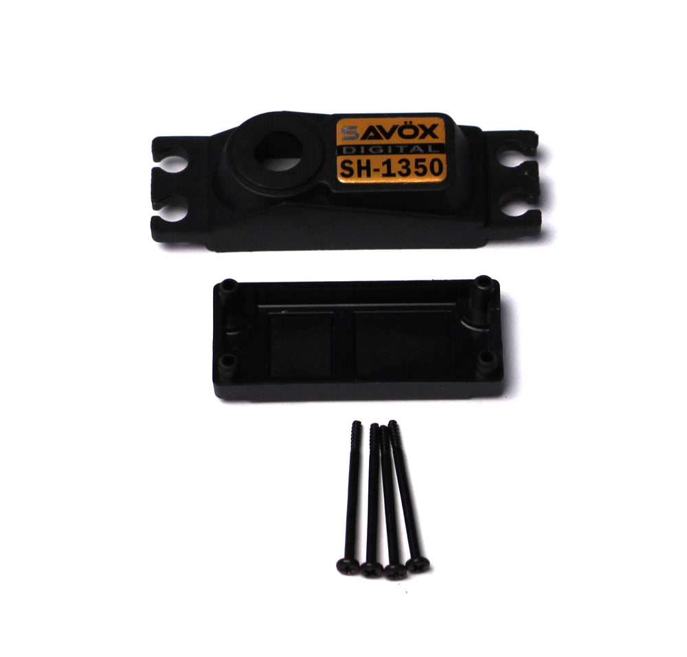 Savox SH1350 TOP & BOTTOM SERVO CASE WITH 4 SCREWS (ONLINE ORDER ONLY)