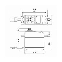 Savox Standard Digital Servo 0.19sec / 145oz @ 6.0V (ONLINE ORDER ONLY)