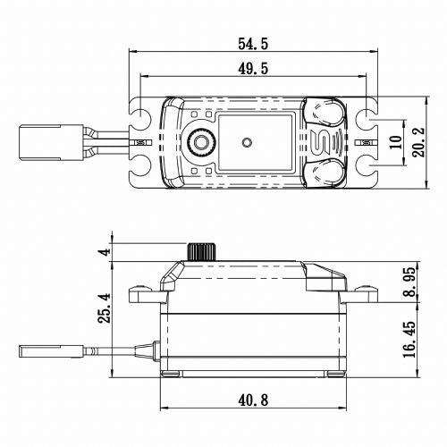 Savox Low Profile Digital Servo 0.09sec / 125oz @ 6V (ONLINE ORDER ONLY)