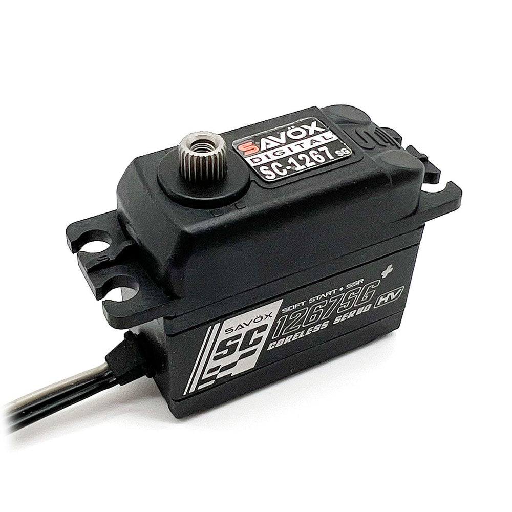 Savox Black Edition High Torque Digital 1/10 1/8 Scale Standard Size Servo 0.085sec/347.2oz SC1267SGP-BE (ONLINE ORDER ONLY)