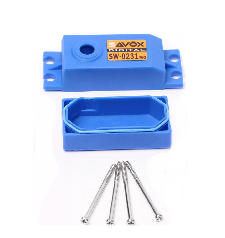 Savox Top and Bottom Servo Case with Screws for SGSW0231MG (ONLINE ORDER ONLY)