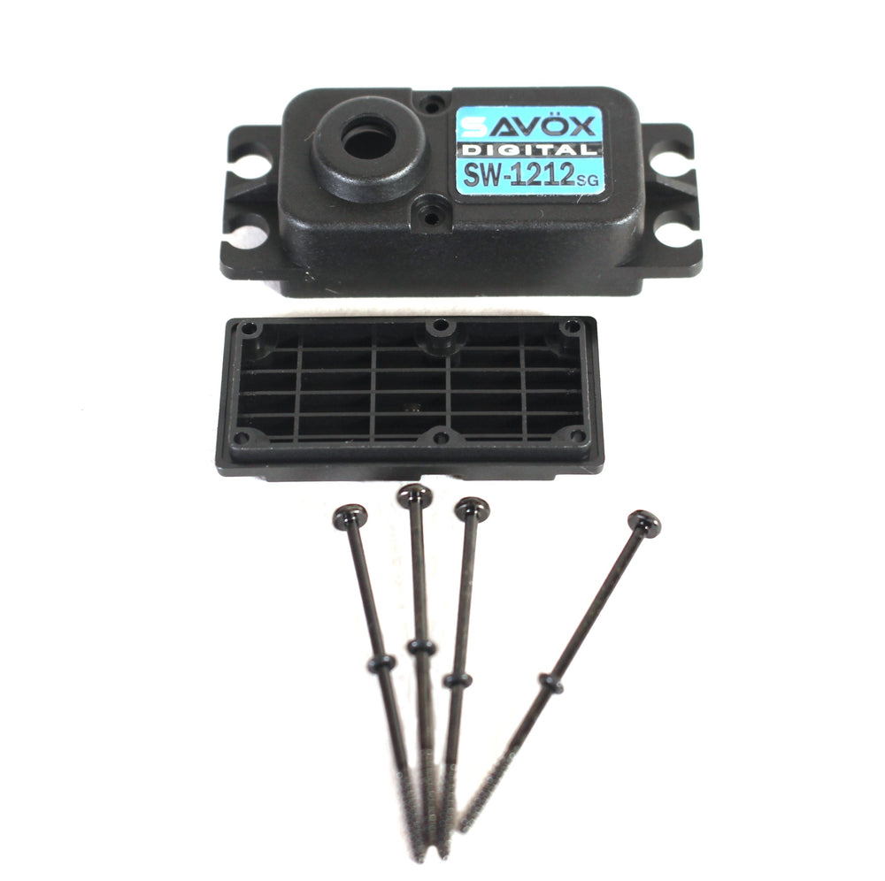 Savox Top & Bottom Servo Case with 8 Screws for SW1212SG & SW1212SG-BE (ONLINE ORDER ONLY)
