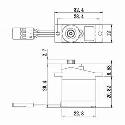 Savox Micro Digital Servo with Soft Start 0.16sec / 63.9oz @ 6v (ONLINE ORDER ONLY)