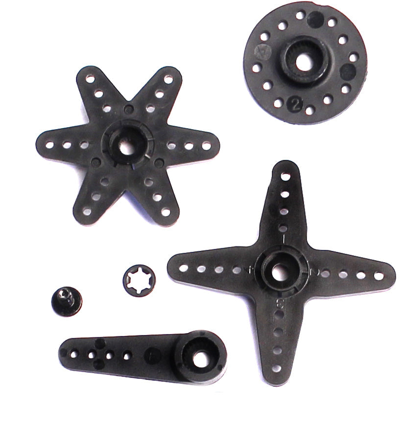 Savox Plastic Standard Servo Horn Set for Plastic Gear Servos 25 Tooth (ONLINE ORDER ONLY)