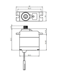 Savox Waterproof Micro Digital Servo with Soft Start (ONLINE ORDER ONLY)