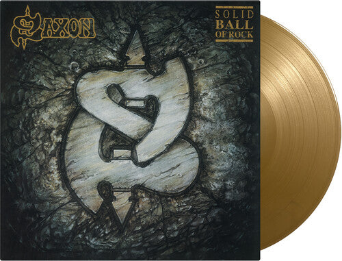 Saxon - Solid Ball Of Rock (Limited Edition, 180 Gram Vinyl, Colored Vinyl, Gold) [Import] [Vinyl] (ONLINE ORDER ONLY)