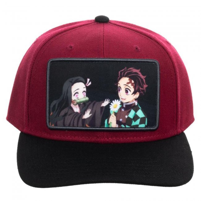 Demon Slayer Tanjiro & Nezuko Sublimated Patch Snapback Hat (ONLINE ORDER ONLY)