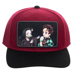 Demon Slayer Tanjiro & Nezuko Sublimated Patch Snapback Hat (ONLINE ORDER ONLY)