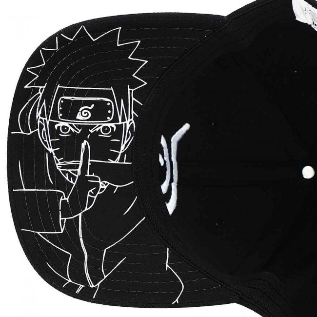 Naruto Hidden Leaf Village Pre-Curved Bill Snapback Hat (ONLINE ORDER ONLY)