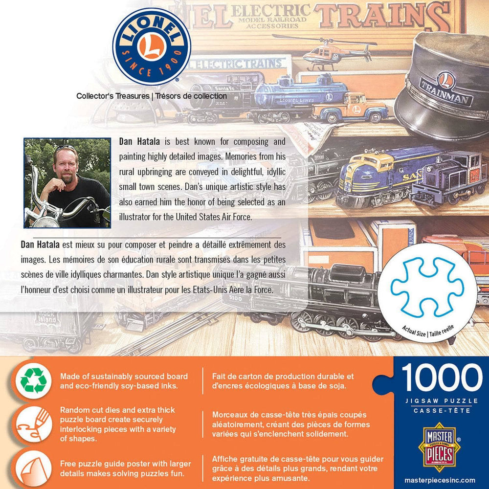 Lionel Trains - Collector's Treasures 1000 Piece Jigsaw Puzzle (ONLINE ORDER ONLY)