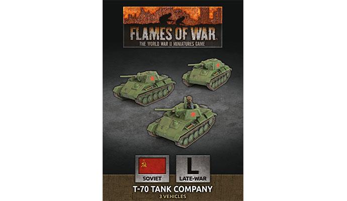 Flames of War: Soviet T-70 Tank Company (Late War) (ONLINE ORDER ONLY)