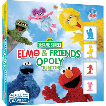 Sesame Street - Elmo & Friends Opoly Junior (ONLINE ORDER ONLY)