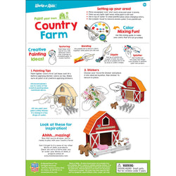 Country Farm Wood Wood Craft & Paint Kit (ONLINE ORDER ONLY)