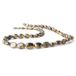 Schalenblende plain nuggets 19.5 inch 44 beads 7.5x5.5-16x11mm AA rare (ONLINE ORDER ONLY)