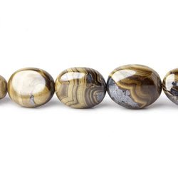 Schalenblende plain nuggets 19.5 inch 47 beads 8x6-15x12.5mm AA rare (ONLINE ORDER ONLY)