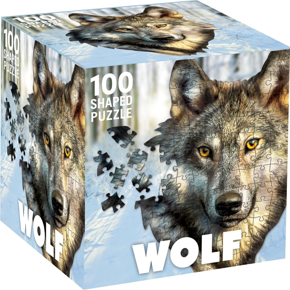 Wolf 100 Piece Shaped Jigsaw Puzzle (ONLINE ORDER ONLY)