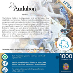 Audubon - Snow Birds 1000 Piece Jigsaw Puzzle (ONLINE ORDER ONLY)