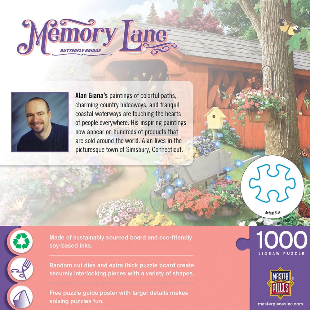 Memory Lane - Butterfly Bridge 1000 Piece Jigsaw Puzzle (ONLINE ORDER ONLY)
