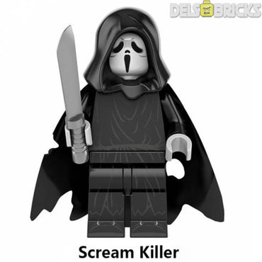 Scream Ghostface Lego Minifigures Custom Horror Toys 2 (ONLINE ORDER ONLY)