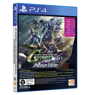 SD Gundam G Generation Cross Rays Platinum Edition [Asia Import] (Playstation 4) (Online Order Only)