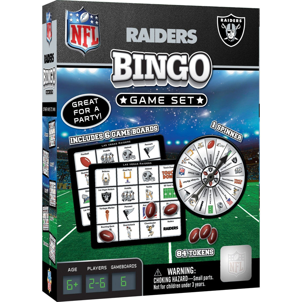 Las Vegas Raiders Bingo Game (ONLINE ORDER ONLY)
